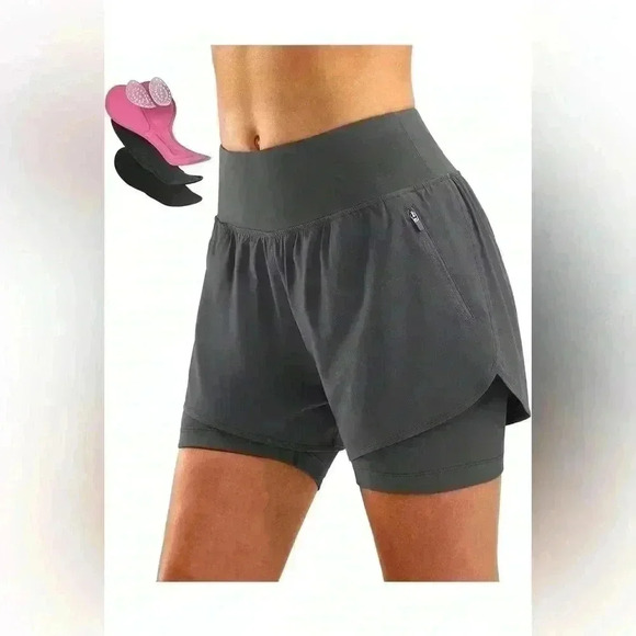 Brand  New Dark Grey Bikewa Padded Mountain Bike Shorts Size Small - Picture 2 of 15